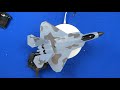 unboxing xk a180 mini jet f22 raptor rc for beginners fly test wltoys 3d 6g 2s planes stabilized led