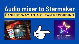 4 channel audio mixer to starmaker : record karaoke music with line mixer