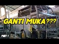 OPERASI WAJAH BIAR MAKIN GAHAR || Repair Body Bus ZAKI TRANS Di MJPM Garage