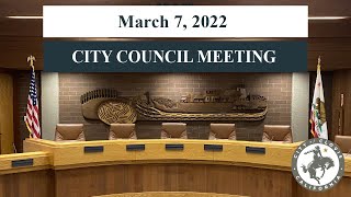 Clovis City Council Meeting – March 7, 2022