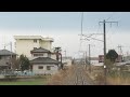 後面展望　ワンマン運転の水戸線　小山駅～友部駅