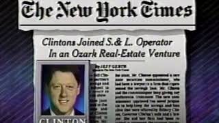 March 8 1992, ABC News coverage of Clinton Whitewater Issue