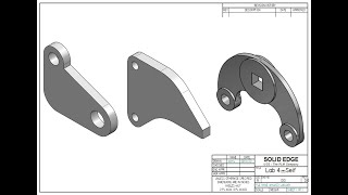 Learning Solid Edge - Practice for Beginners - Lab 4b