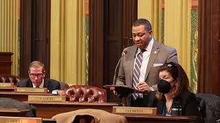 Rep. Tyrone Carter supports the amendment to  require clerks to send absentee ballot applications 75