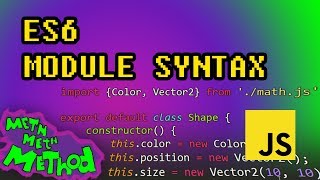 Native JavaScript Browser Modules (ES6 Module Syntax)