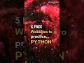 5 free websites to practice python 👩‍💻👨‍💻