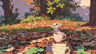 Morning Coffee & Books In The Backyard ☕Lofi Vibes For A Cozy Fall Day [chill lo-fi hip hop beats]