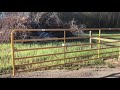 hanging a 16 foot sioux farm gate