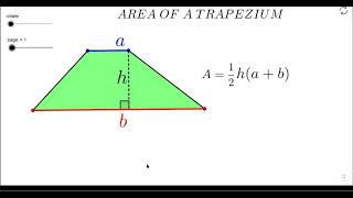 Area of Trapezium: Visual Proof In two ways