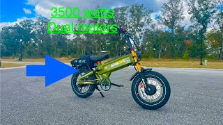 Check This Out!! 3500 watt Aniioki A8 Pro Max Dual Motor e-bike! Join me on my first ride on it!