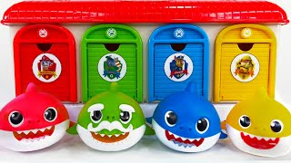 Oddly Satisfying ASMR Garage l How I Made Rainbow Candies \u0026 Squishy  Sharks with Slime Balls ASMR