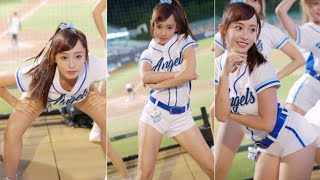 20230703 新莊棒球場 富邦 fubon angels 丹丹《今日中場舞正片有順利上映~完美正面類主攝視角真舒服~ending pose撞屁屁撞輸卡卡XD》