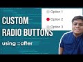 How to create custom radio buttons using CSS? Complete tutorial | Code Grind