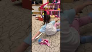 Cutest Barbie Girl Ever? Baby's Adorable Pretend Play #barbie #pretendplay #babygirl #cutest #girl