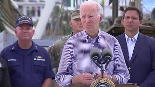 President Biden tours Hurricane Ian damage in Florida with Gov. Ron DeSantis