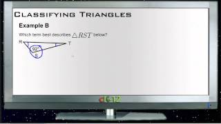 Classifying Triangles: Examples (Basic Geometry Concepts)