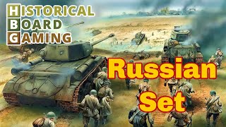 Historical Board Gaming presents the new Russian Set Battle pieces.