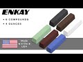 ENKAY Tool - Polishing Compound Kit (6 pc) for All Stages of Buffing from Cutting to Finishing Metal