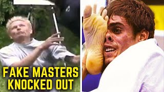 10 Fake Masters Getting Punished by Pro Fighters #FakeMMA #FakeFighters