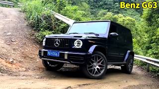 Top luxury SUV 4X4 off-road in rainy days: Benz G63 VS two-door Land Rover Defender！