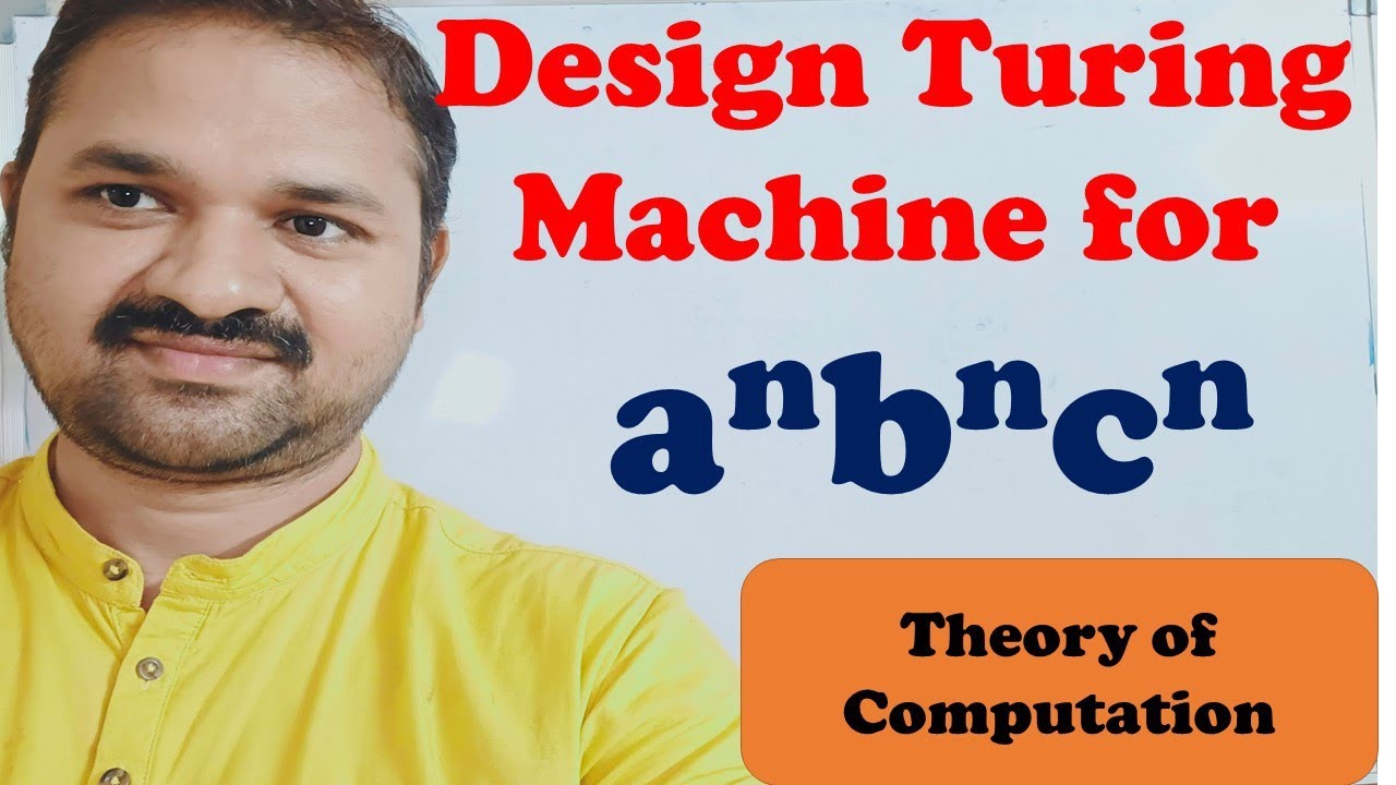 Turing Machine For A^n B^n C^n || Design || Construct || TOC || FLAT ...