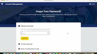 Resetting Your Penn State Password for 4-H Volunteers