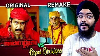 Which is Better? Manichitrathazhu (Original) vs Bhool Bhulaiyaa (Remake)