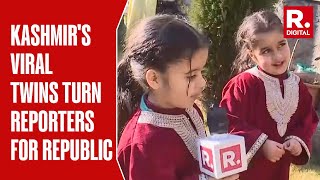 Zainab & Zeba, The Viral Twins, Reporting From Kashmir | Republic TV