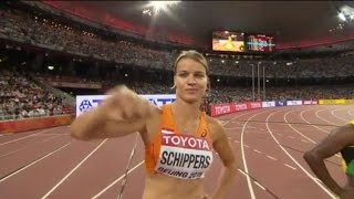 Dafne Schippers Wins Women's 100M Semi Final 3 at IAAF World Championships Beijing 2015