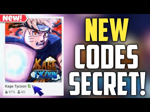 Kage Tycoon New Codes!!  ROBLOX *SECRET* CODES