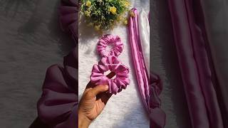 Satin silk scrunchies/ whtsapp on 7061144738 for order #scrunchies #hairaccessories #diy #hairbow