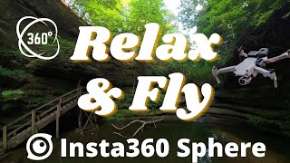 Relax \u0026 Fly | Sanctuary Experience with DJI Drone \u0026 Insta360 Sphere Matthiessen State Park Waterfall