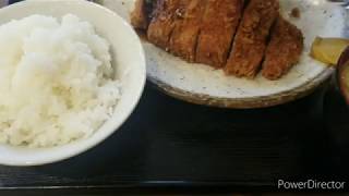 ときわ食堂で久々のロースかつ定食　孤独のグルメロード