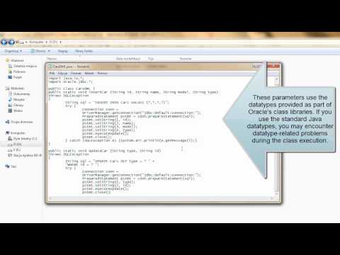 Oracle and Java tutorial. Java Stored Procedure Oracle and Java tutorial. Java Stored Procedure