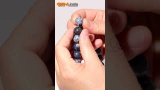 G17386 Natural Round Blue Sunset Dumortierite Stone Loose Beads For Jewelry Making 15\