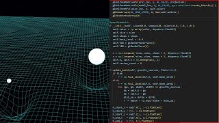 Simulating Sirius Binary System in Python + OpenGL
