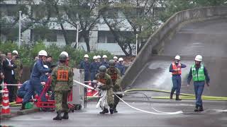 自衛消防2018陸上自衛隊東立川駐屯地男子本番