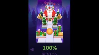 Rolling Sky | Level 14 Christmas All Gems %100 (Merry Christmas!)