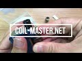 how to rebuild joyetech exceed grip coil with coil master rbk rewick tutorial