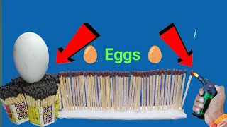 5000 माचिस की तीली से अंडा बन ч|| Machis Vs Egg Experiment || #egg #matchstick #sudhanshuExpeniment