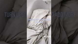 How to wash a duvet with stains #cleaning #wash #wow #trending