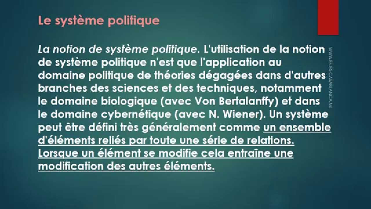 Introduction à La Science Politique S1 - YouTube