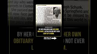 In 2018 Minnesota, an obituary broke tradition with brutal honesty.