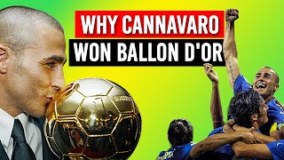 The Surprise Reason Why Fabio Cannavaro Won 2006 Ballon D'or