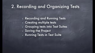 2. Record, Run and Organize Tests in the new Selenium IDE (2019)
