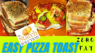 How To Lose Weight on the Starch Solution | RV Living | Starch Solution Recipes | Pizza Toast | WFPB