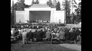 Kesäillan valssi, Oskar Merikanto. Dallapé Vakkosalmen laululavalla v.1938.