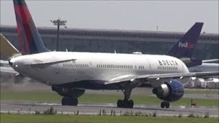 撤退が決まったデルタ航空・グアム便 B757 N821DX Rwy16R Takeoff 成田空港 nrthhh