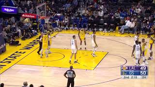 #BBaLL | Lebron Jokes after Steph Missed Free-Throw 😂