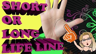 Short and Long Life Line Meanings Quick Palmistry Lesson